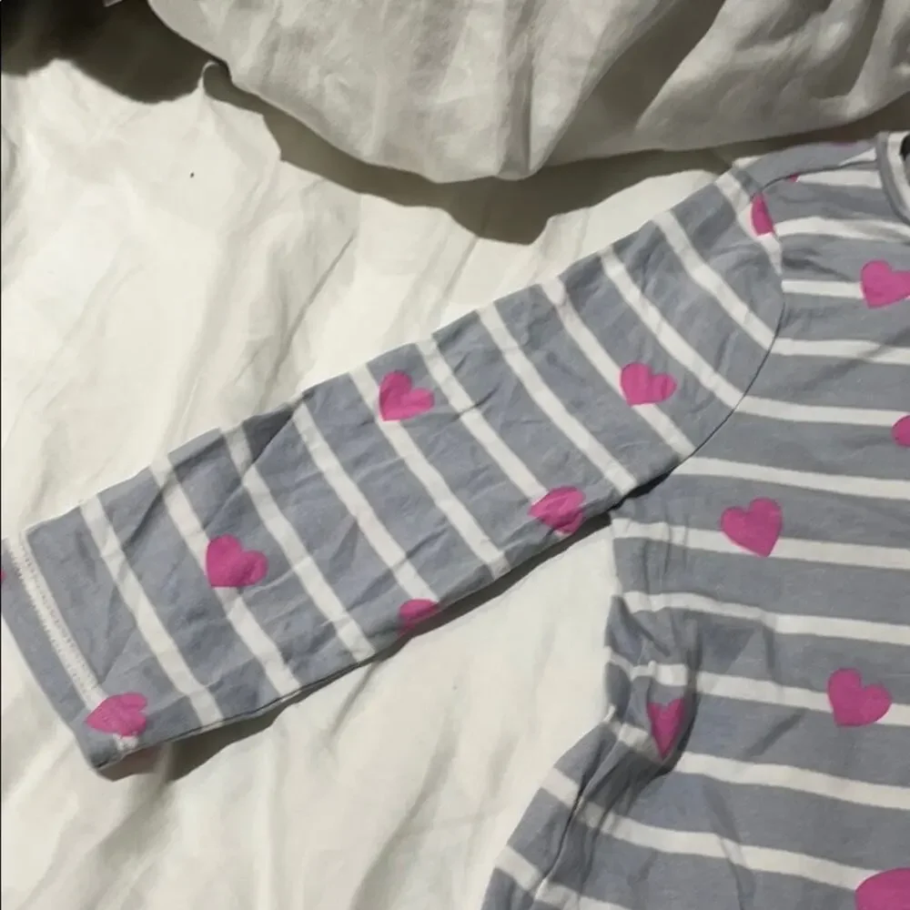 Gymboree 4 heart cotton dress hi low hemline euc